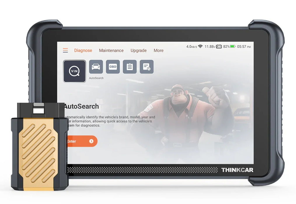 Thinkcar Expert Thinktool 191 | 8" Wireless Diagnostic Scan Tool | ECU Coding Thinkcar