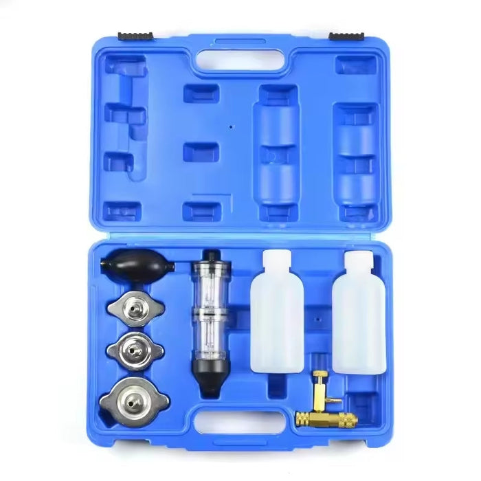 Head Gasket Leak Tester Tool Kit With CO2 Reaction Liquid FairTools