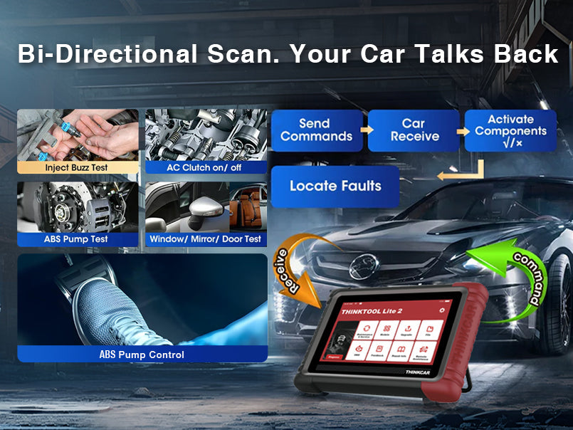 Thinkcar Lite 2 Thinktool 7" Diagnostic Scan Tool, Bi-Directional Control Thinkcar