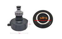 20mm Garden Hose IBC Tank Adapter Tap Water Connector Reducer Valve 1000L - FairTools 20mm Garden Hose IBC Tank Adapter Tap Water Connector Reducer Valve 1000L