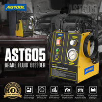 AUTOOL AST605 Car Pulsating Brake Oil Changer Single Clutch Slave Cylinders Brake Extractor Oil Pump Machine for 110/220V Power Autool