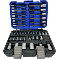 Blue Point Tools 1/4" 3/8" 1/2" Tamper Torx bit Socket Set BluePoint