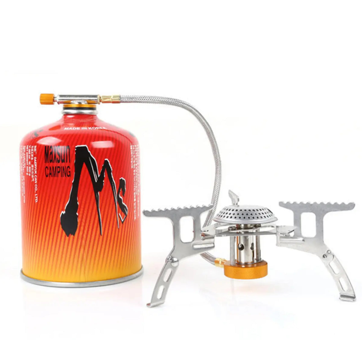 3500W Outdoor Gas Burner Windproof Camp Stove Butane Burner Piezo Ignition Folding Ultralight Split Stove FairTools