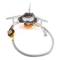 3500W Outdoor Gas Burner Windproof Camp Stove Butane Burner Piezo Ignition Folding Ultralight Split Stove FairTools