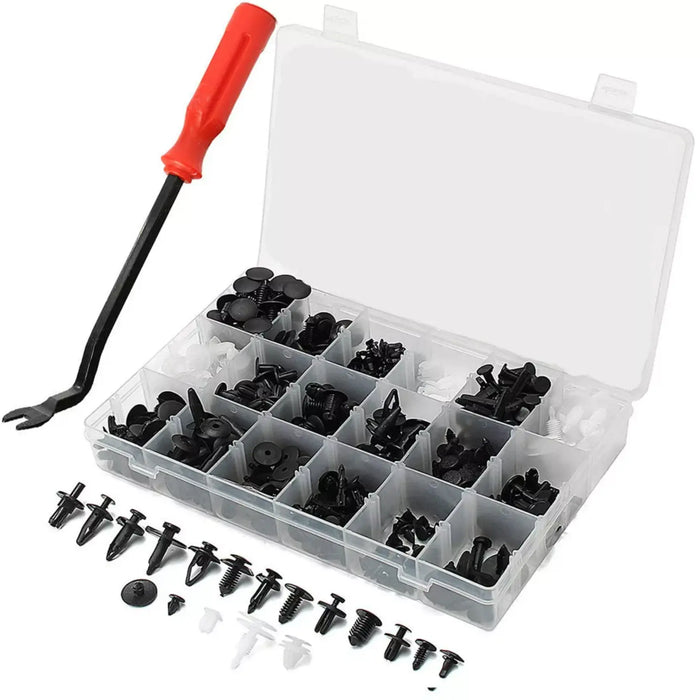 415pcs Plastic Car Vehicle Trim Clips Automobile Door Panel Fastener FairTools