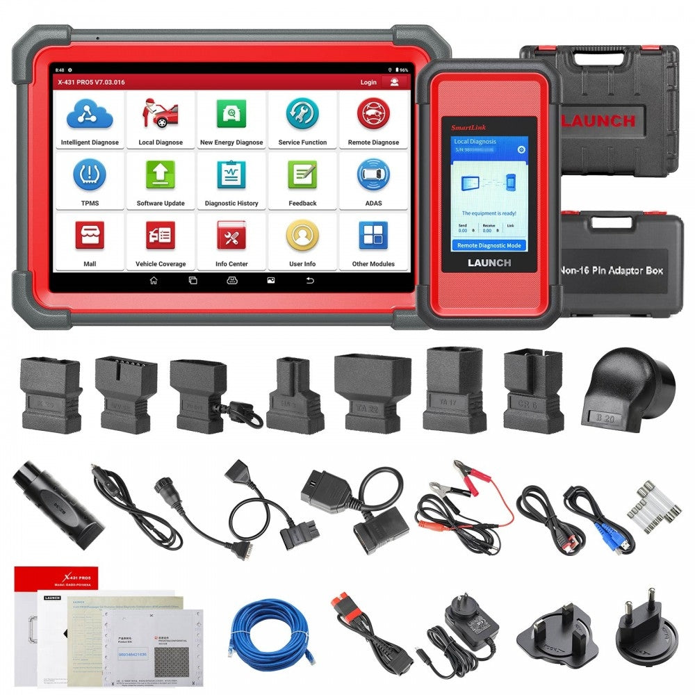LAUNCH X-431 Pro5 Smartlink & Heavy Duty Software kit for both 12V and 24V cars and trucks Launch