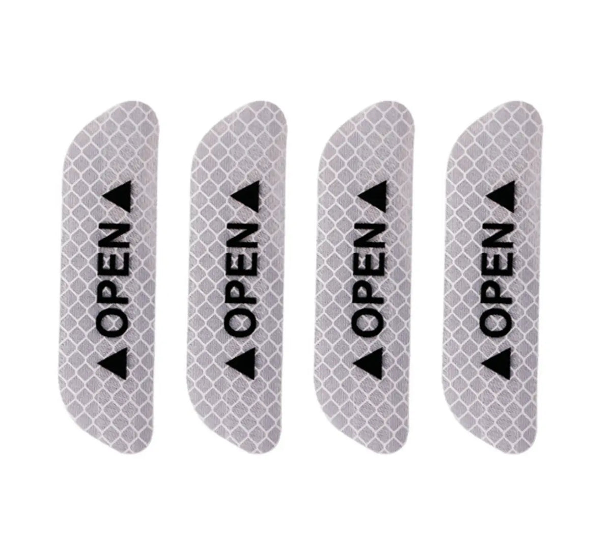 4pcs Decal Warning Tape Car Door Reflective Stickers FairTools