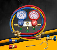 AC Manifold Gauge Set Air Conditioning Diagnostic Refrigeration Set Kit Pump - FairTools