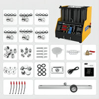 AUTOOL CT400 Fuel Injector Cleaning Tester with GDI Injector Test and Ultrasonic Cleaning & 6 Cylinders Autool