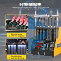 AUTOOL CT400 Fuel Injector Cleaning Tester with GDI Injector Test and Ultrasonic Cleaning & 6 Cylinders Autool