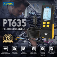 AUTOOL PT635 Fuel Pressure Gauge(Hight-end Version) 0-426 PSI Digital Display Automotive Tool for Motorcycle Car Truck Autool