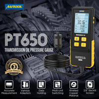 AUTOOL PT650 ATF Exchanger Transmission Oil Pressure Gauge 0-426 PSI Digital Display Automotive Tool for Motorcycle Car Truck Autool