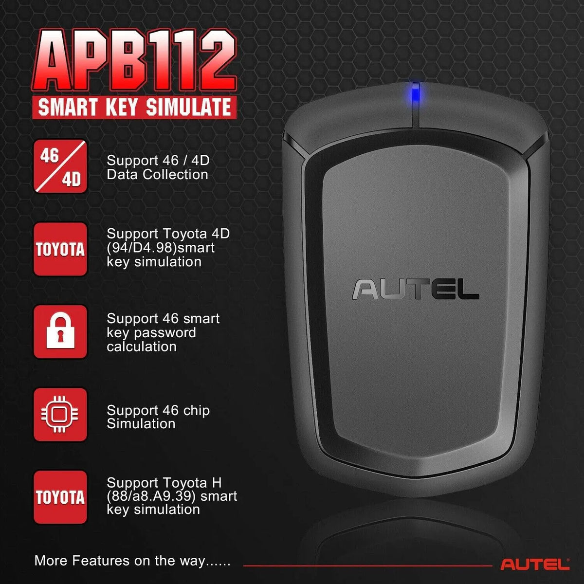 Autel APB112 Smart Key Fob Emulator for Autel IMMO Tools Autel