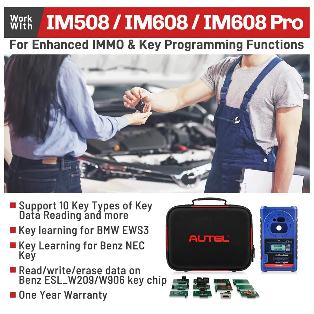 AUTEL XP400 PRO+ IMKPA Key Programming Accessory Tool Kits