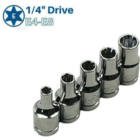 Blue Point 1/4 Drive External Torx Sockects - FairTools Blue Point 1/4 Drive External Torx Sockects
