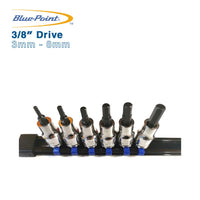 Blue Point 3/8 Drive Hex Sockets hexagon socket 3mm - 8mm BluePoint