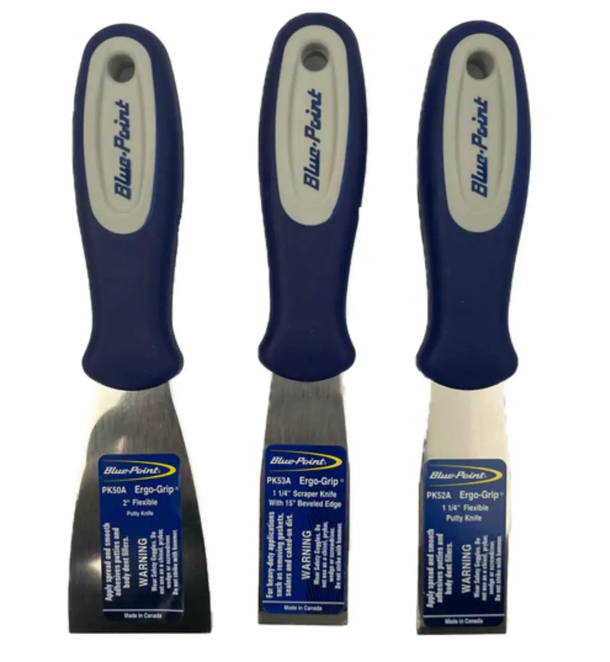 Blue Point 3piece Scraper Set PK500A - FairTools Blue Point 3piece Scraper Set PK500A