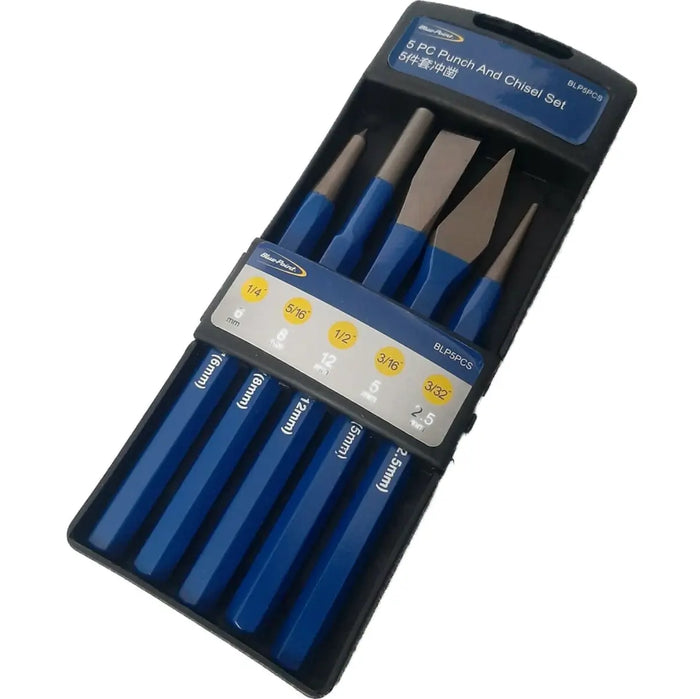 Blue Point 5 Piece Punch & Chisel Set BLP5PCS - FairTools Blue Point 5 Piece Punch & Chisel Set BLP5PCS