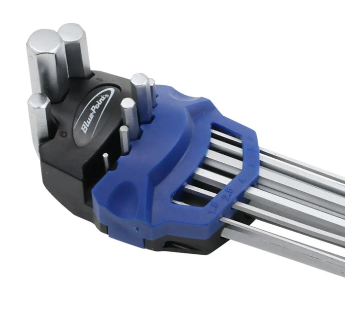 Blue Point BLP9XLBHKS 9 Piece Extra Long Ball Hex Key Set BluePoint