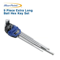 Blue Point BLP9XLBHKS 9 Piece Extra Long Ball Hex Key Set BluePoint