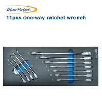Blue Point EVA tool holder set - 11pcs one-way ratchet wrench BLPEVA7P - FairTools