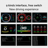 Car OBD2 GPS Gauge HUD Head-Up Digital Display Speedometer Turbo RPM Alarm Temp - FairTools Car OBD2 GPS Gauge HUD Head-Up Digital Display Speedometer Turbo RPM Alarm Temp