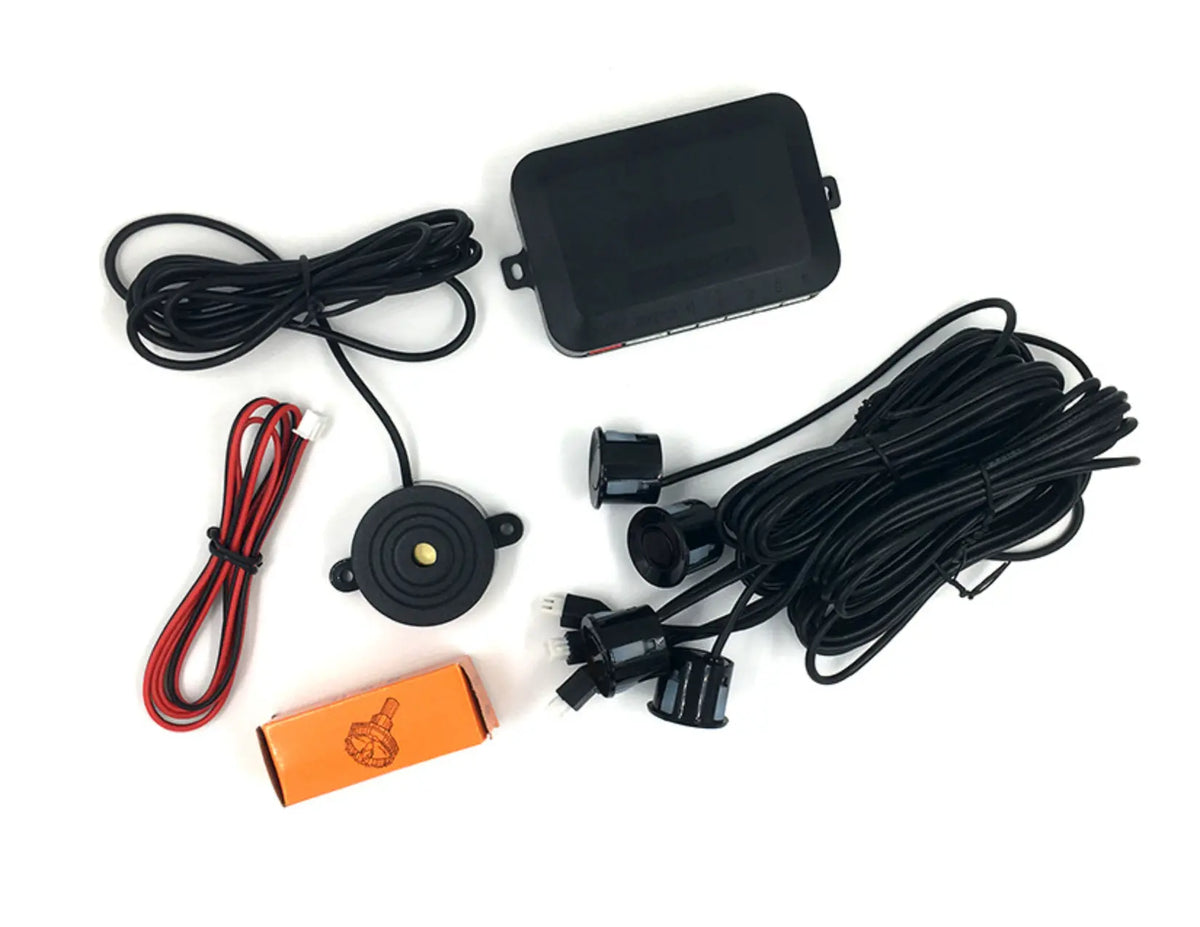 Car Parking 4 Sensor Kit Reverse Backup Radar Sound Alert Indicator FairTools
