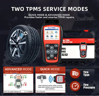 Autel MaxiTPMS TS508WF Relearn Tool (Original 2023 Newest), Program MX-Sensors(315/433 MHz), Activate/Relearn All Sensors, TPMS Reset, Read/Clear TPMS DTCs, Key Fob Testing - FairTools