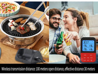 Digital Wireless Meat Thermometer BBQ Waterproof Cooking Thermometer ThermoPro