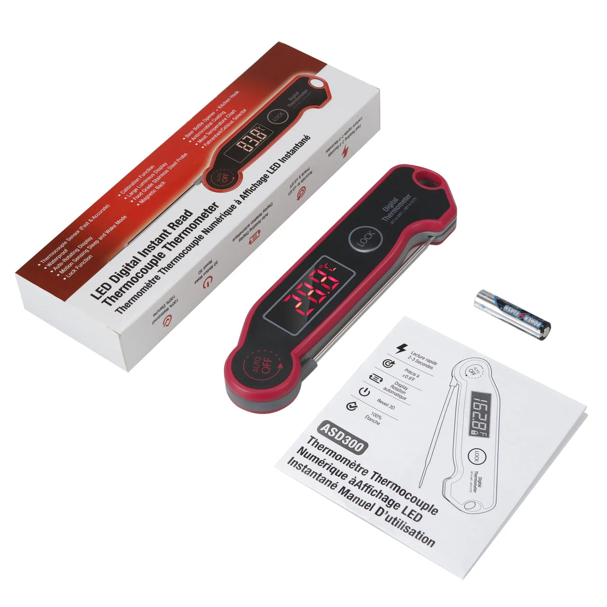 Digital external high-precision sensitive kitchen food thermometer ThermoPro