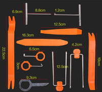 Door Panel Auto Modification Car Trim Removal Tool No Scratch 12pcs - FairTools Door Panel Auto Modification Car Trim Removal Tool No Scratch 12pcs