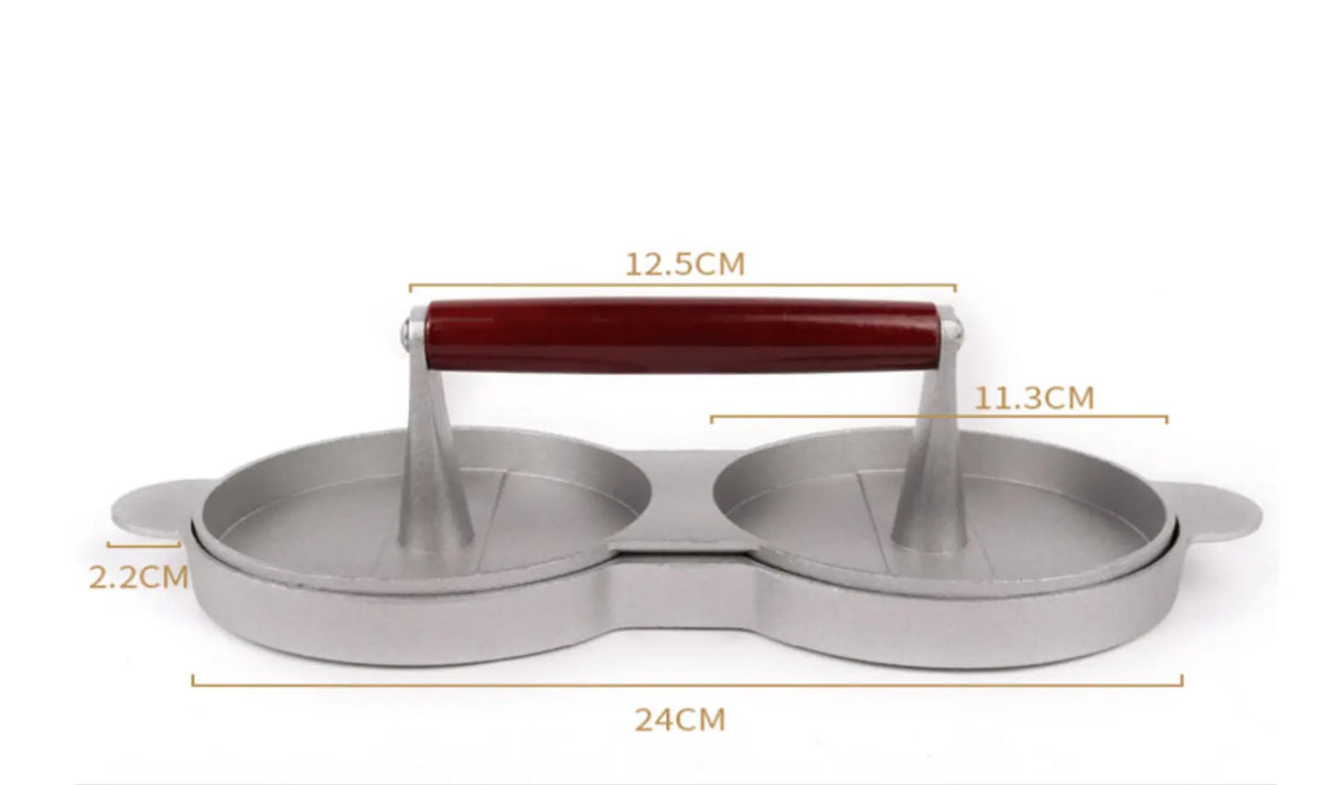 Double Burger Press Patty - FairTools Double Burger Press Patty