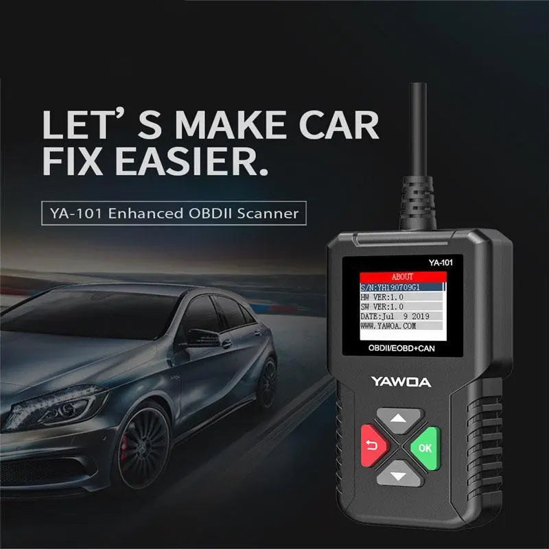 EDIAG Car OBD2 Scanner YA-101 Car Code Reader Diagnostic Scan Tool FairTools