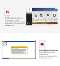 Eucleia WiScan T6 Pro J2534 Diagnostic Tool for TabScan S8 Pro Eucleia