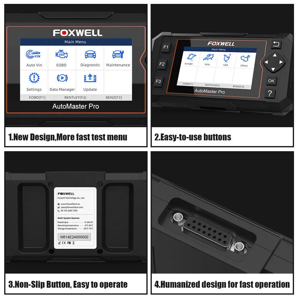 Foxwell Nt614 Elite OBD2 Diagnostic Scanner