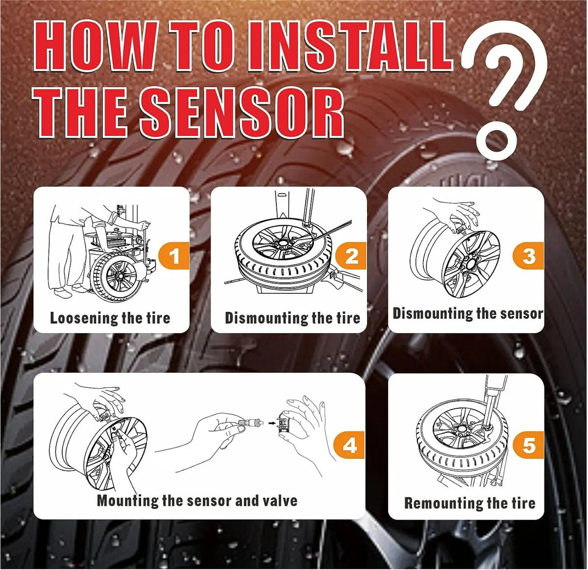 LAUNCH 2 IN 1 UNIVERSAL TPMS REPLACEMENT SENSOR 315MHZ & 433MHZ - FairTools