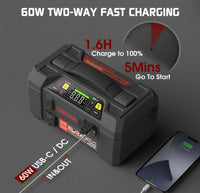 LOKITHOR Jump Starter with Air Compressor, AW401 2500A 12V Car Jump Starter Battery Pack with 150PSI Tire Inflator for Up to 8.5L Gas or 6.5L Diesel Lokithor