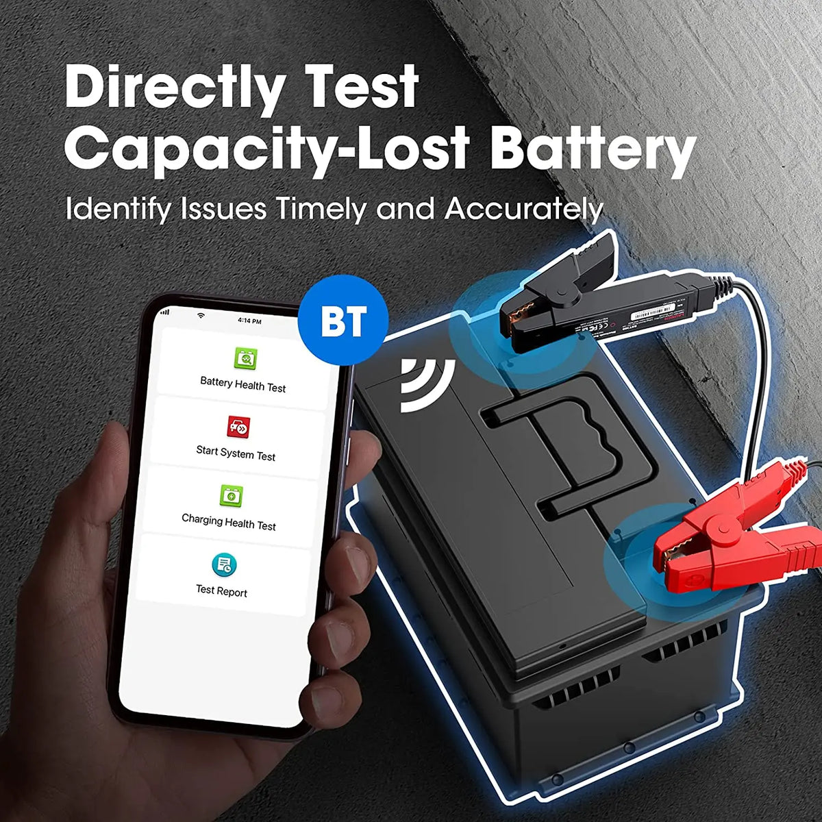 Car Battery Load Tester Auto Alternator Analyzer