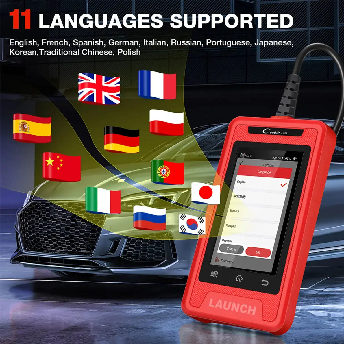 Launch CRE905 Full System Diagnostic OBD2 Scanner Launch Scan Tool - FairTools