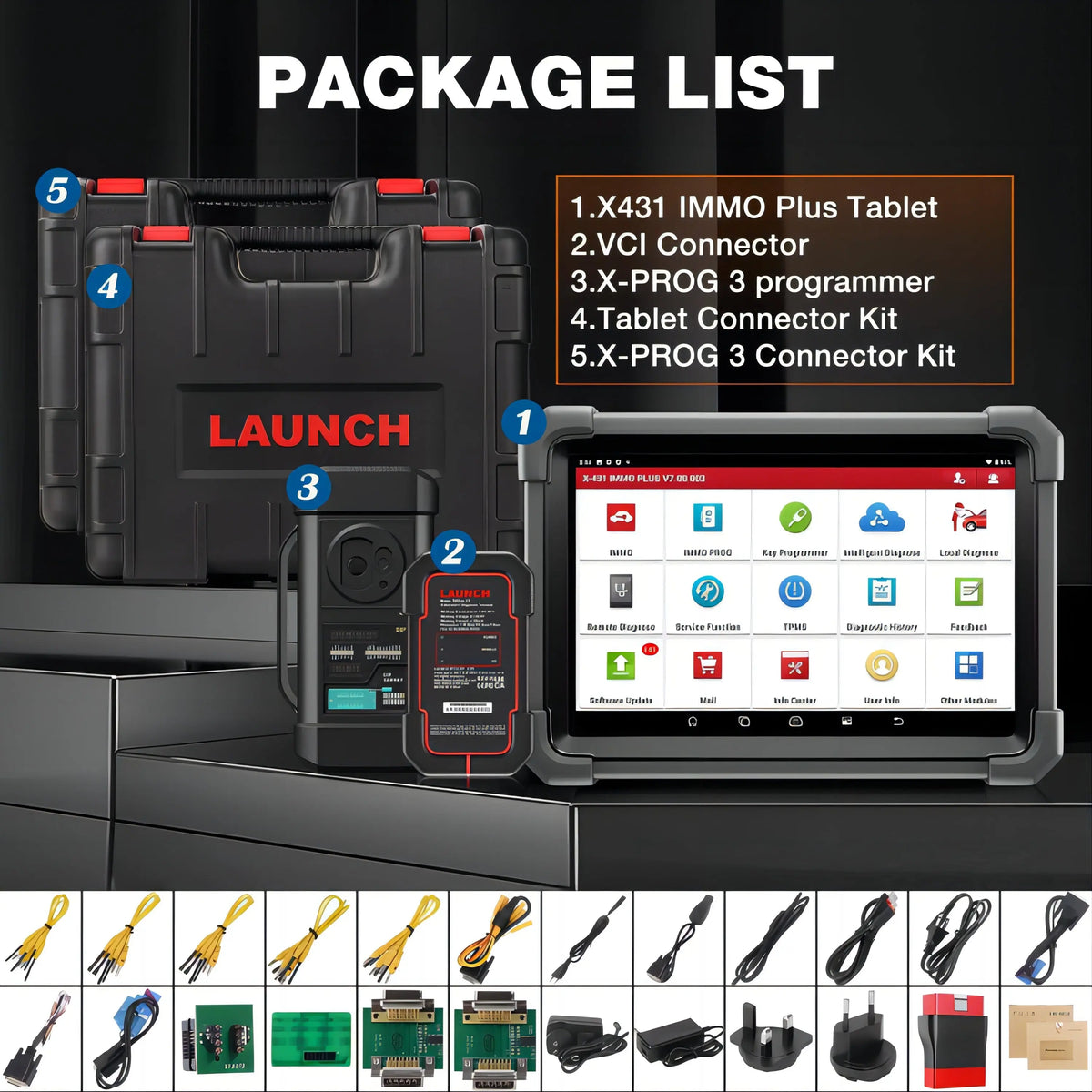 Launch X-431 IMMO PRO Complete Key Programming & Diagnostic Solution Launch