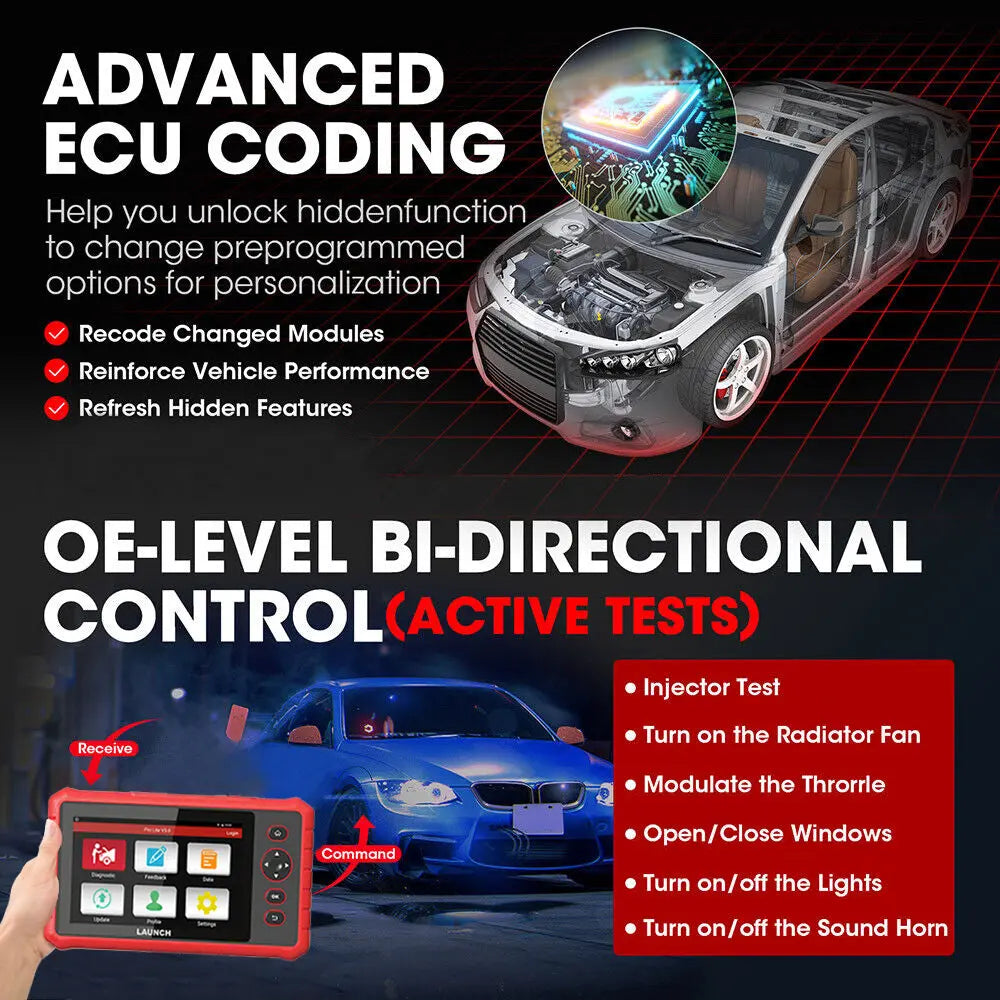 Launch X-431 Pro Lite V3.0 Diagnostic Scan Tool Touch Screen - FairTools