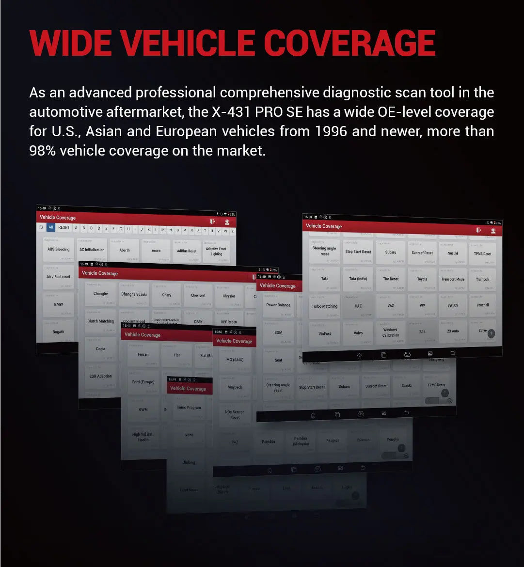 Launch X431 PRO SE 8" Professional Diagnostic Scan Tool Launch