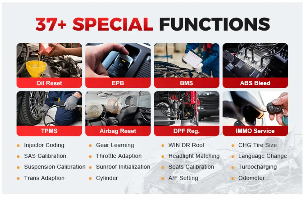 Launch X431 PRO3 APEX 10.1" Bidirectional Scan Tool Car Diagnostic Scanner - FairTools