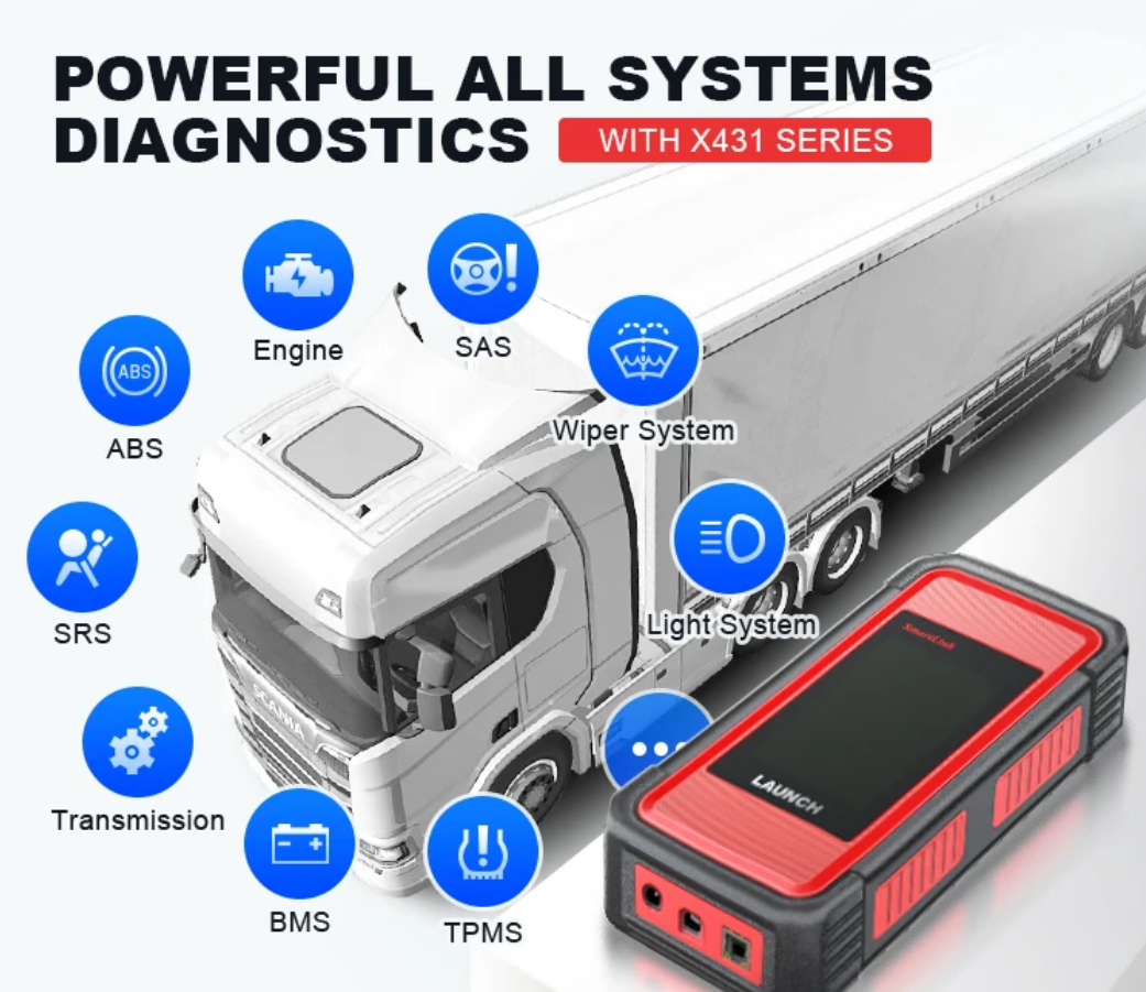 Launch X431 SmartLink C V2.0 Remote Diagnosis Heavy-Duty Truck Module - FairTools