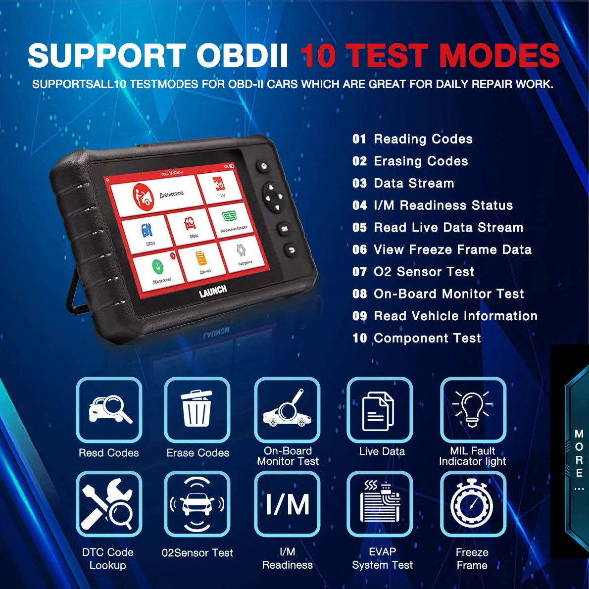 Launch car CRP349 scan tool Creader Professional OBD2 Car Diagnostic scan Tool Launch