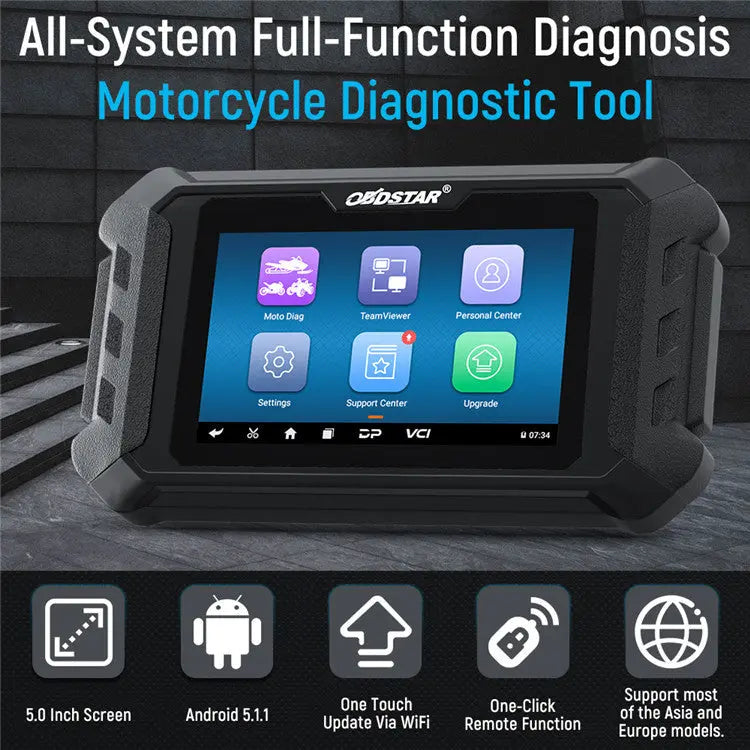 OBDSTAR iScan Motorcycle Full System Diagnostic Scanner Key Programming Function - FairTools