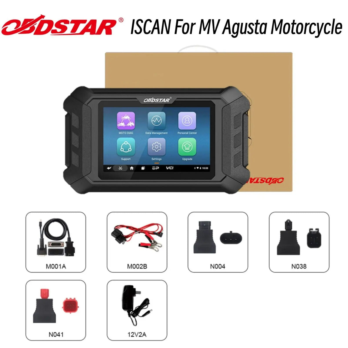 OBDSTAR iScan Motorcycle Full System Diagnostic Scanner Key Programming Function - FairTools