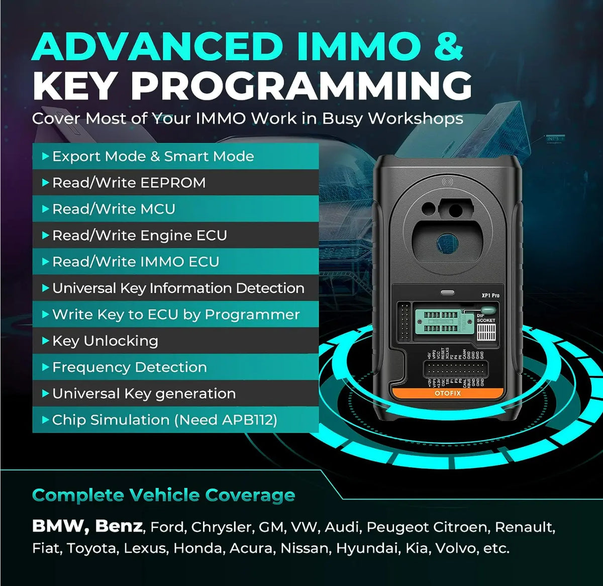 OTOFIX IM2 Advanced Diagnostic Tool & Key Coding J2534 (IM608 PRO) - FairTools