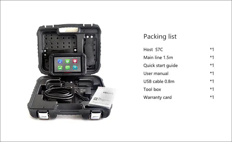 TabScan X7 Car Code Reader with Active Test Full-System Diagnostic Scanner Eucleia