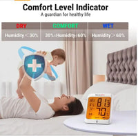 ThermoPro TP53 Wireless Humidity & Temperature Monitor with Touchscreen - FairTools ThermoPro TP53 Wireless Humidity & Temperature Monitor with Touchscreen